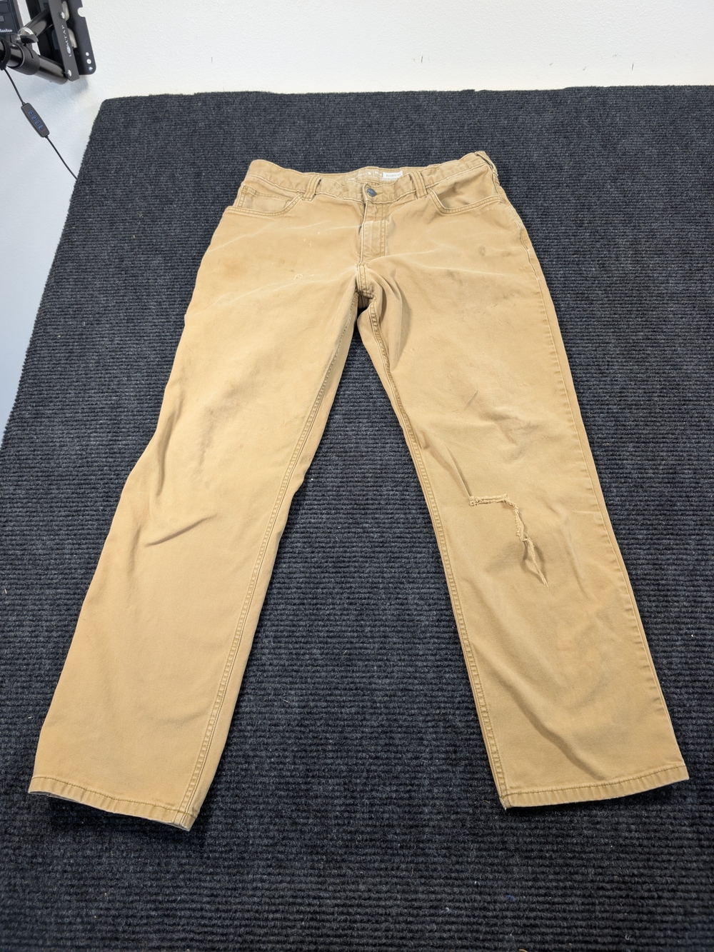 Carhartt Rugged Flex Relaxed Fit Canvas Work Pants - Distressed 36 X 32